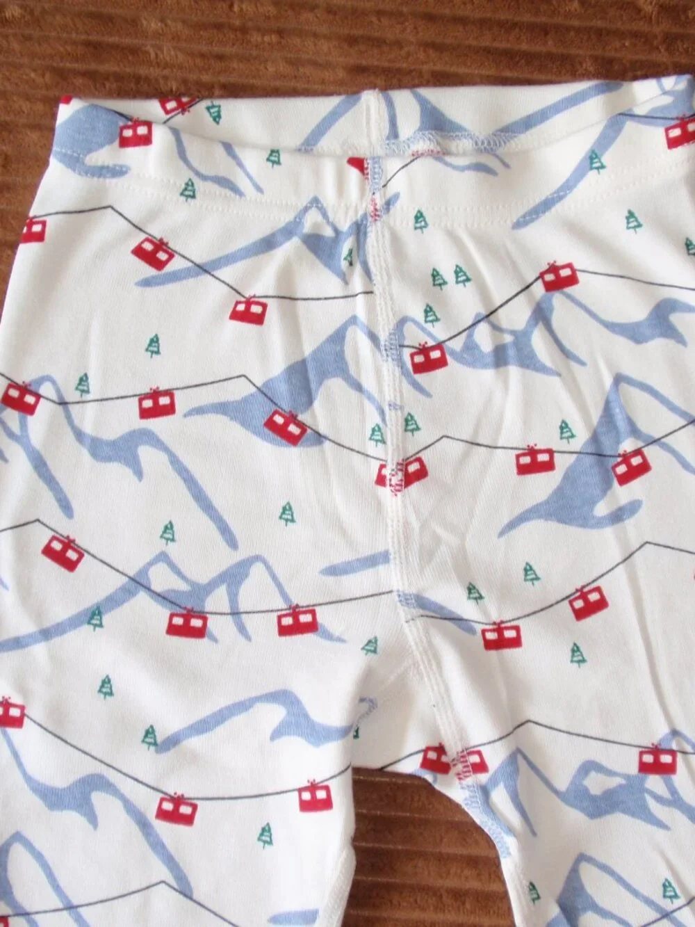 NWT Hanna Andersson Ski Slopes Holiday Winter Long Sleeve Pajamas Sz 110 5 6